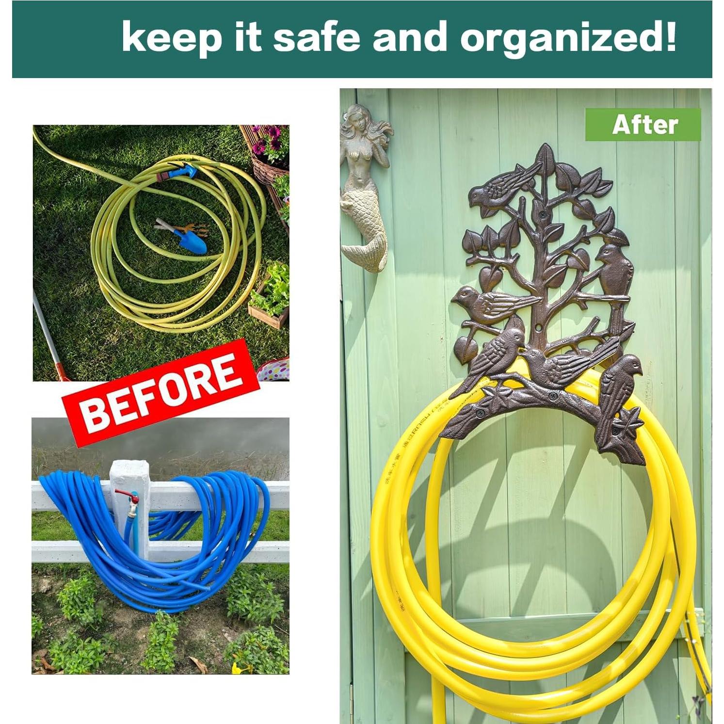 Soporte de Manguera de Hierro Fundido Sungmor 23x15x32cm