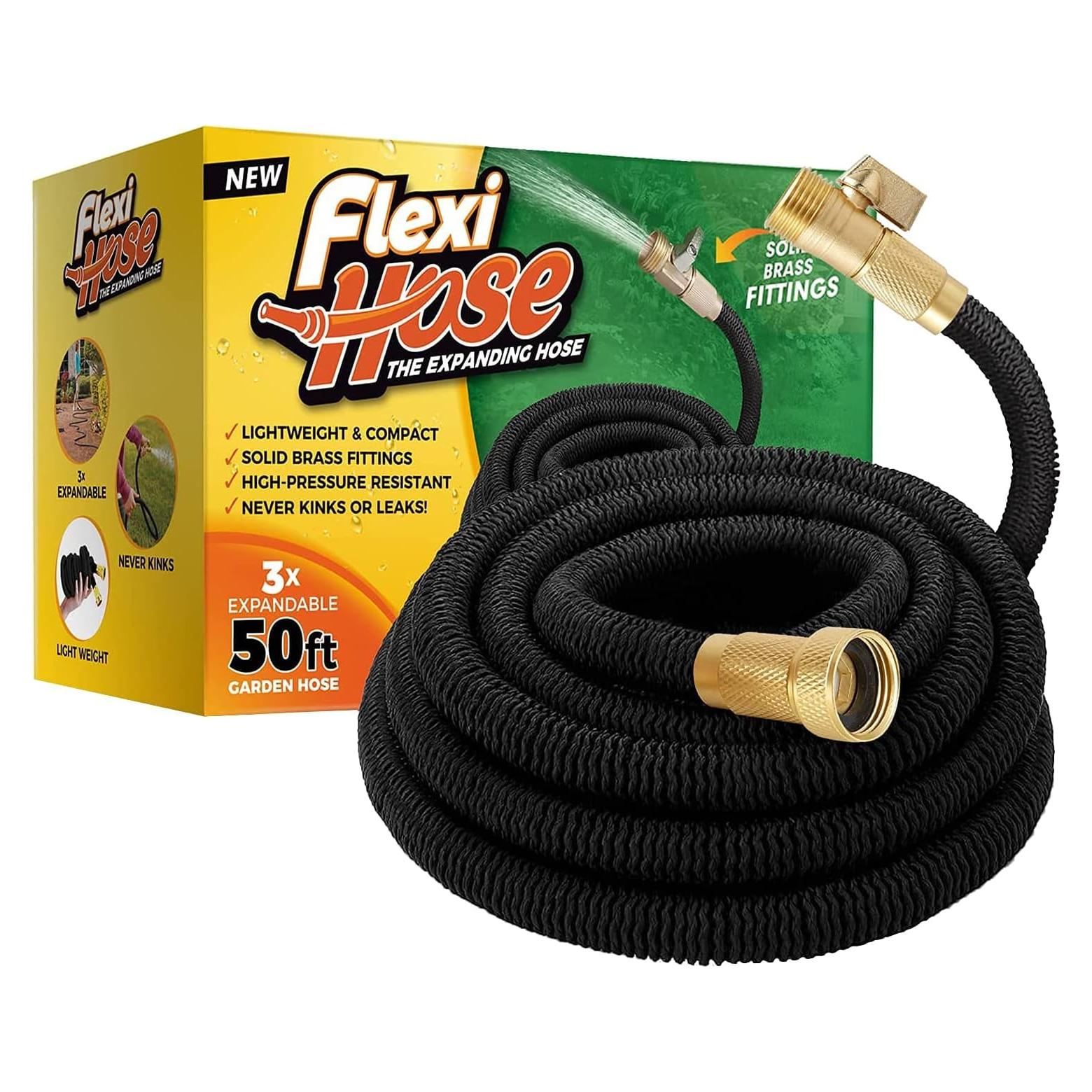 Manguera de Jardín Expandible Flexi Hose 15m Conectores Latón