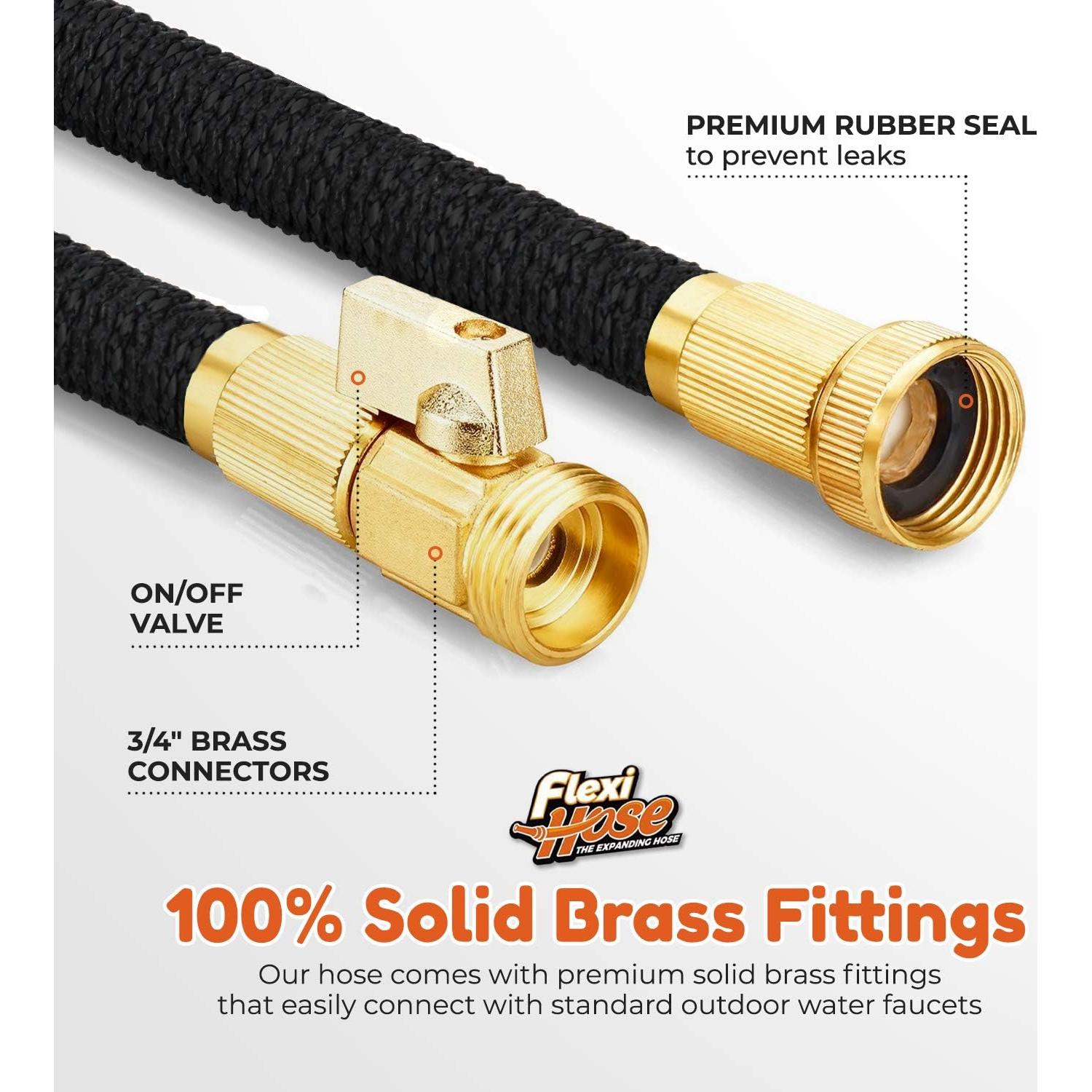 Manguera de Jardín Expandible Flexi Hose 15m Conectores Latón