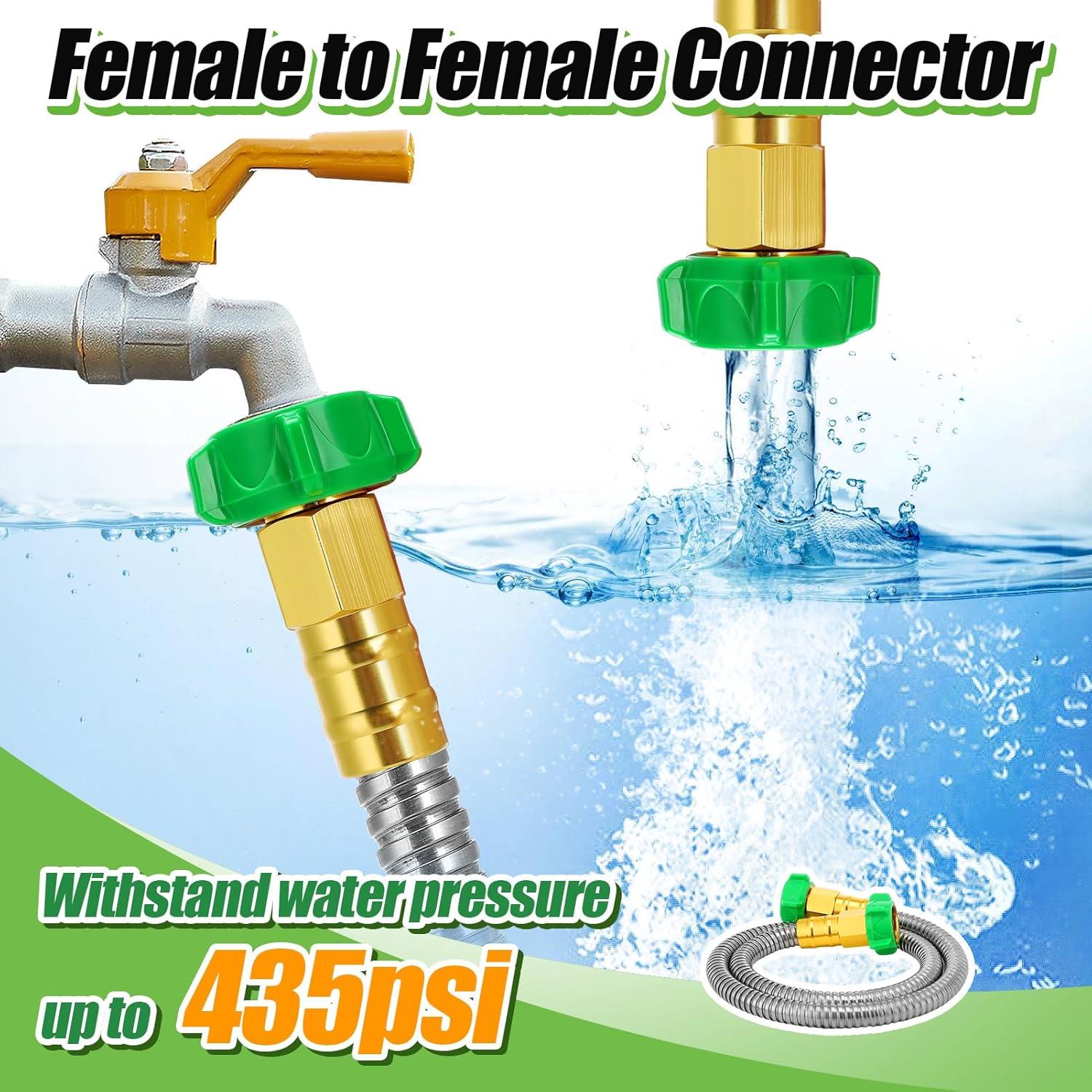 Manguera de Jardín Beeplove 91 cm Acero Inoxidable Flexible