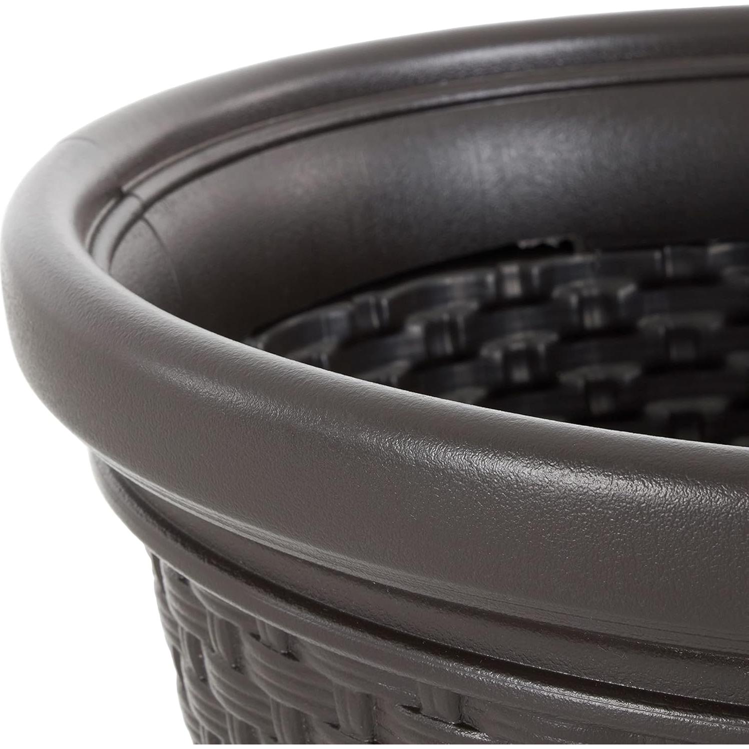 Maceta Decorativa para Manguera Suncast 100 pies Resina Mimbre