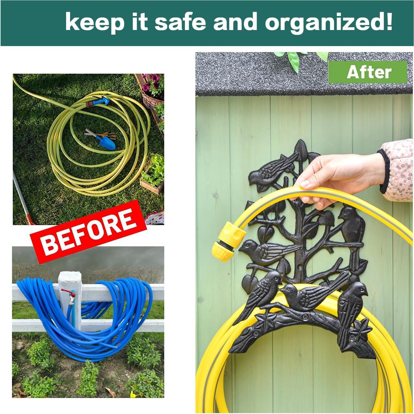 Soporte para Manguera de Jardín Sungmor Hierro Fundido 32cm