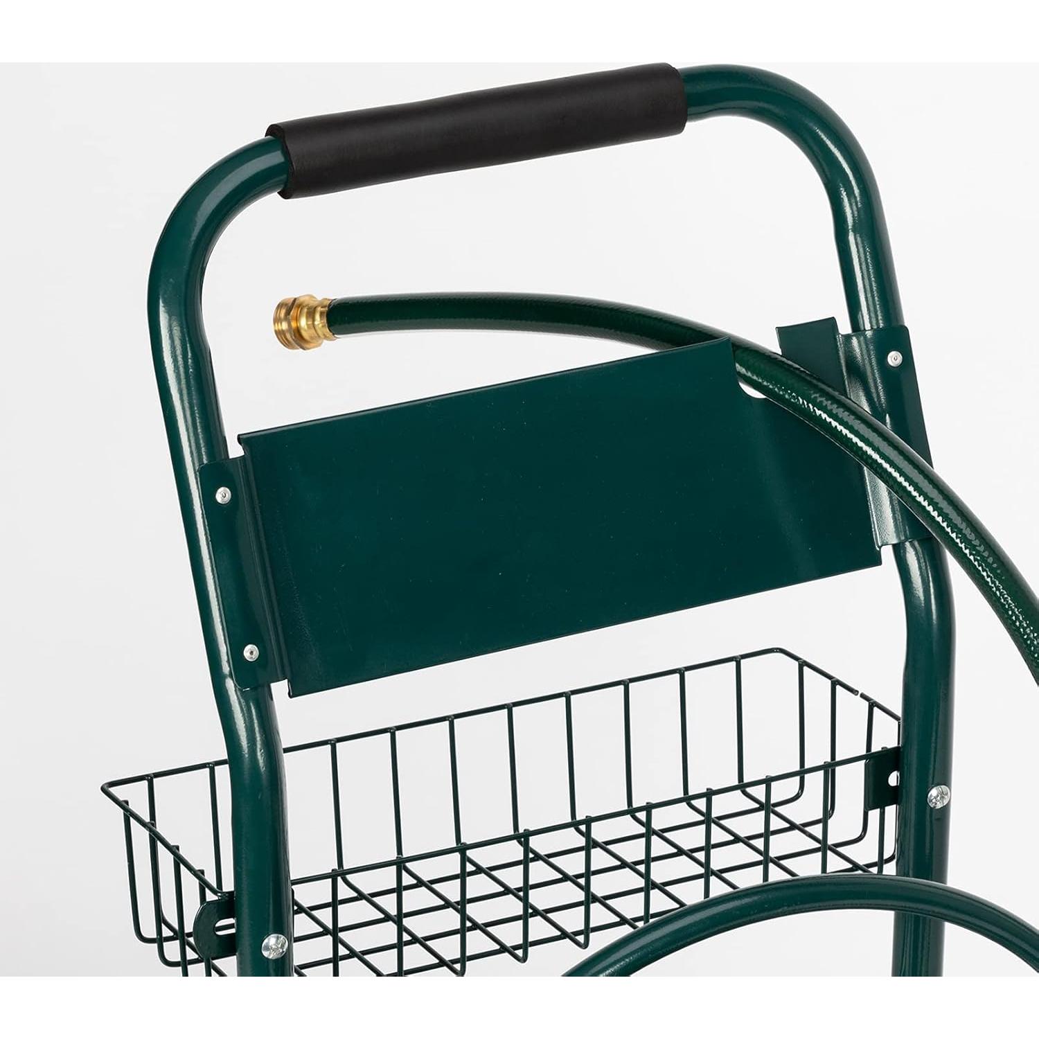 Carro de Manguera VINGLI Portátil Verde 99.1 cm Acero