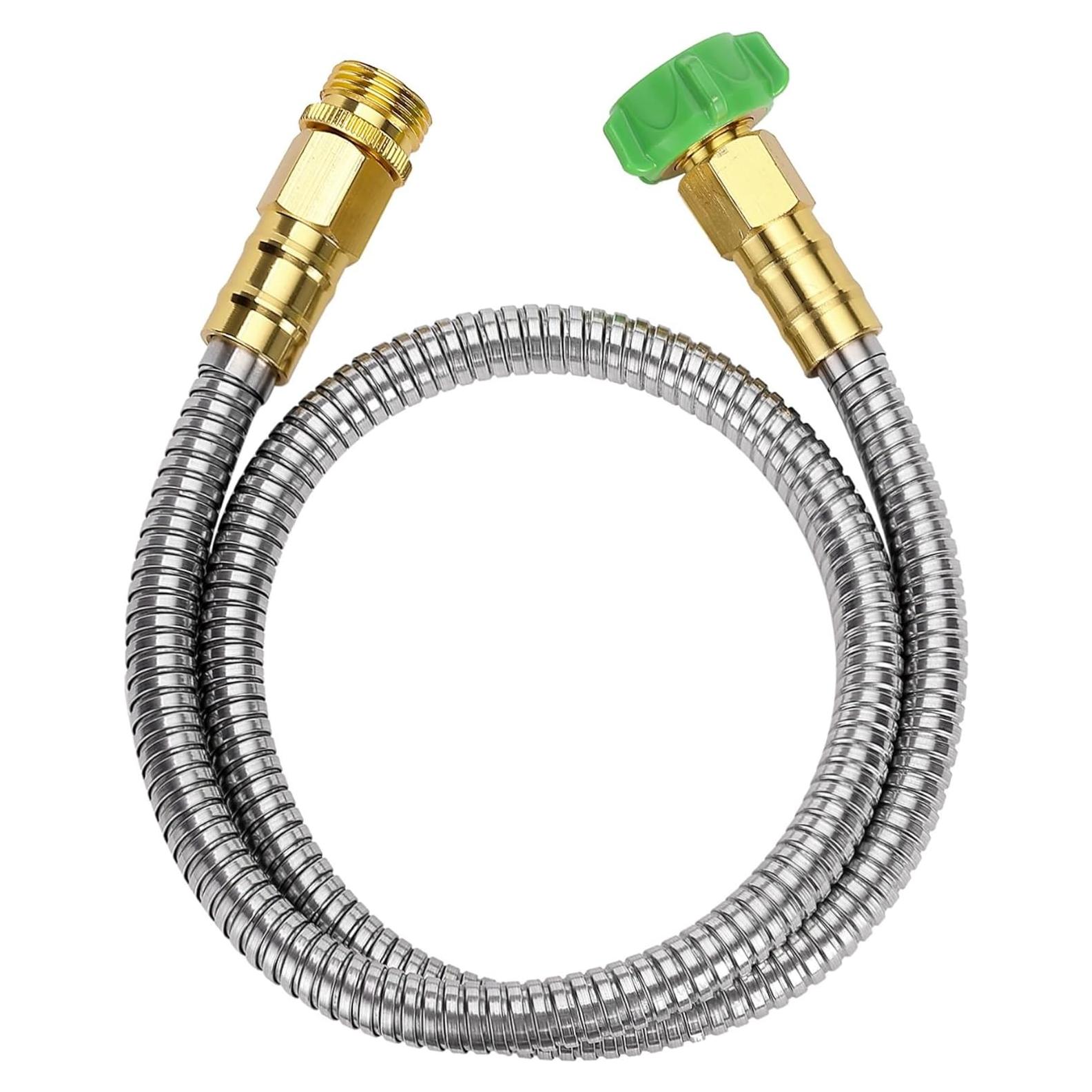 Manguera de Jardín Corta UNCO 91 cm Acero Inoxidable Flexible