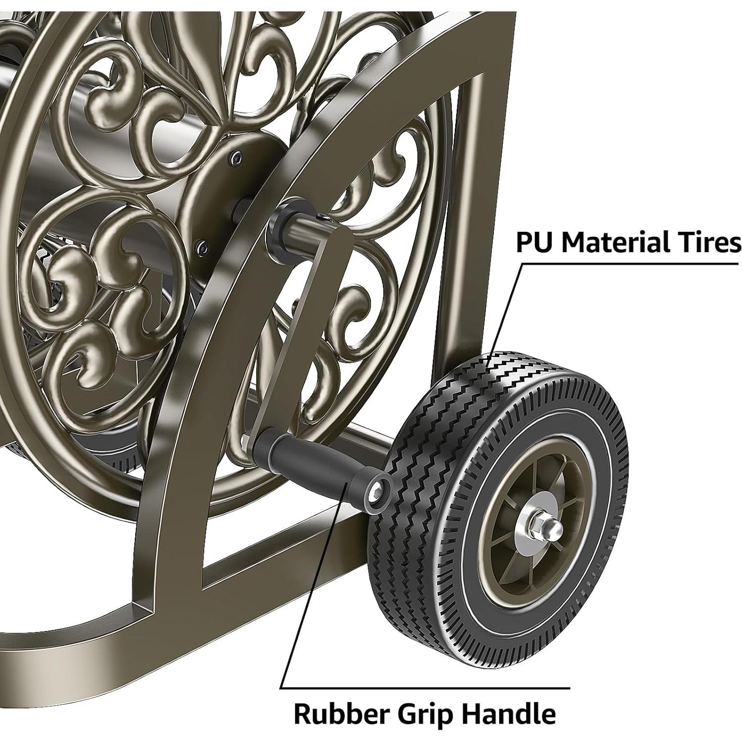 Carro de Carrete de Manguera GOFORWILD 60m con Ruedas