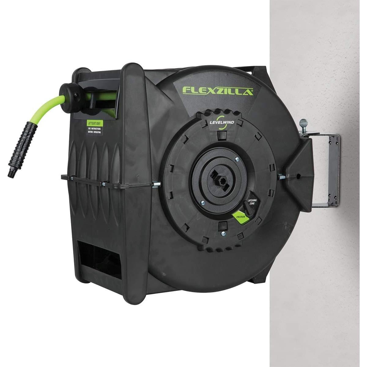 Carrete Retráctil de Manguera de Aire Flexzilla 3/8" x 22.86 m