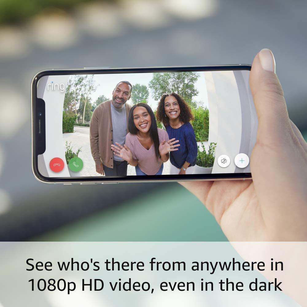 Timbre de Video con Cable Ring Plus 1080p HD Mejorado