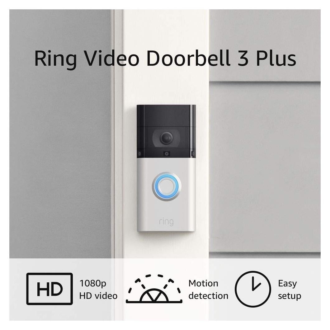 Like-New Ring Video Doorbell 3 – enhanced wifi, improved motion detection, easy installation