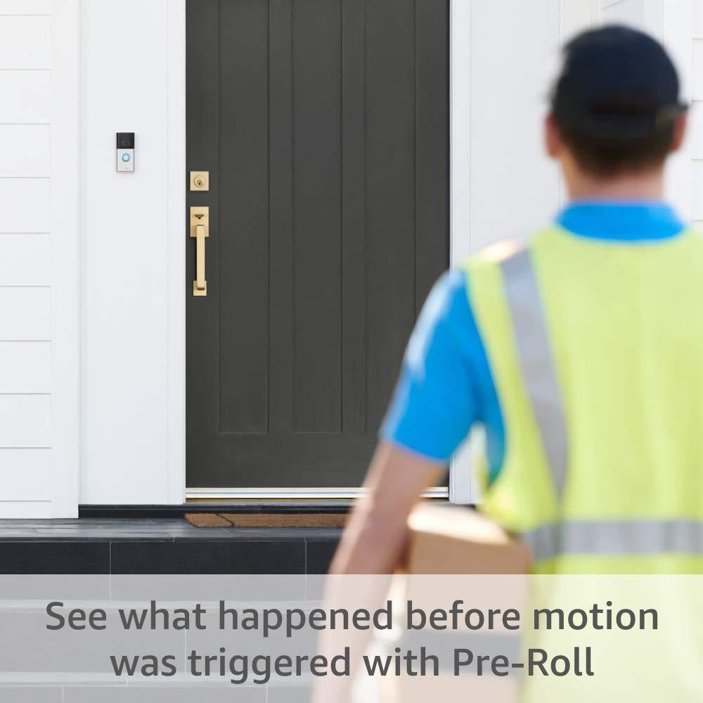 Like-New Ring Video Doorbell 3 – enhanced wifi, improved motion detection, easy installation