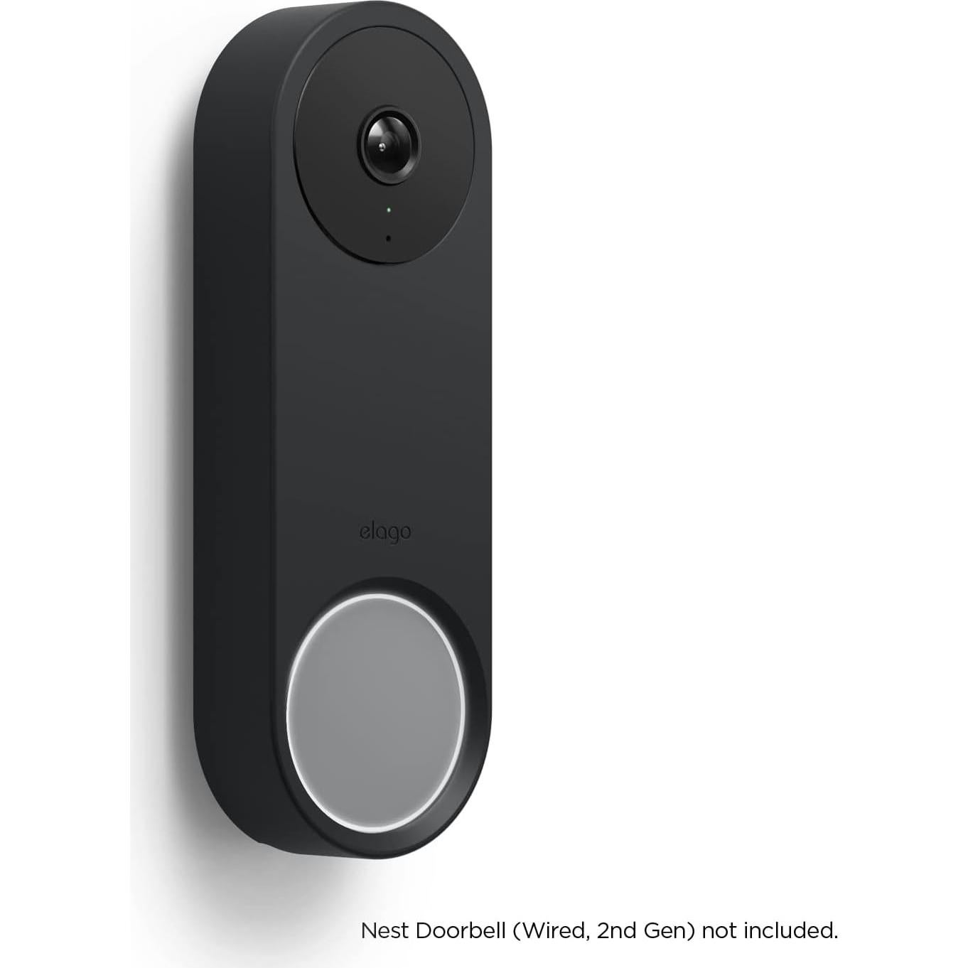Funda de Silicona elago para Google Nest Hello Negro