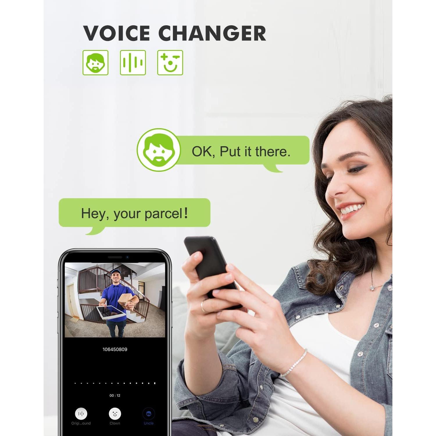 Cámara Timbre Inalámbrica MUBVIEW 1080P con Sensor PIR