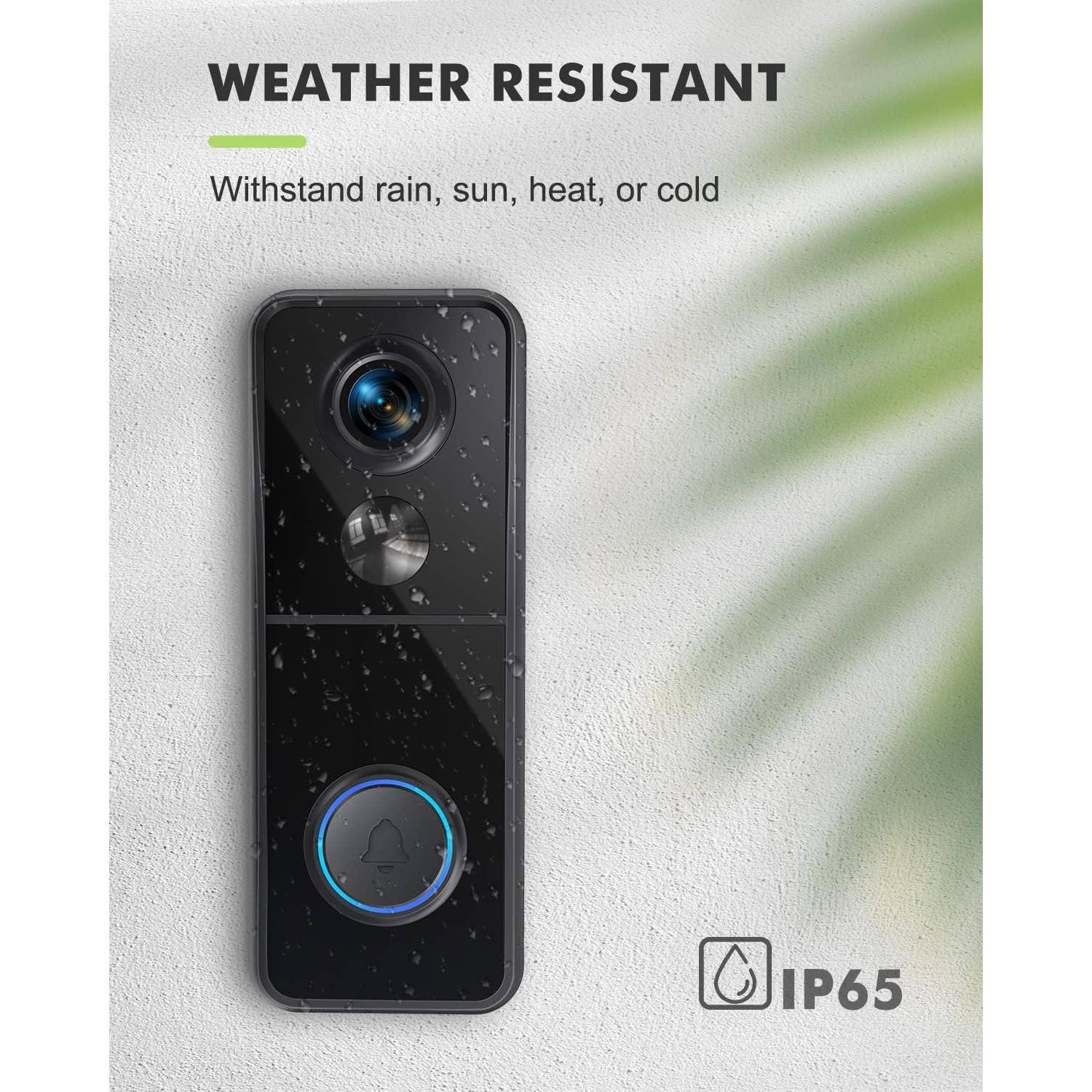 Cámara Timbre Inalámbrica MUBVIEW 1080P con Sensor PIR