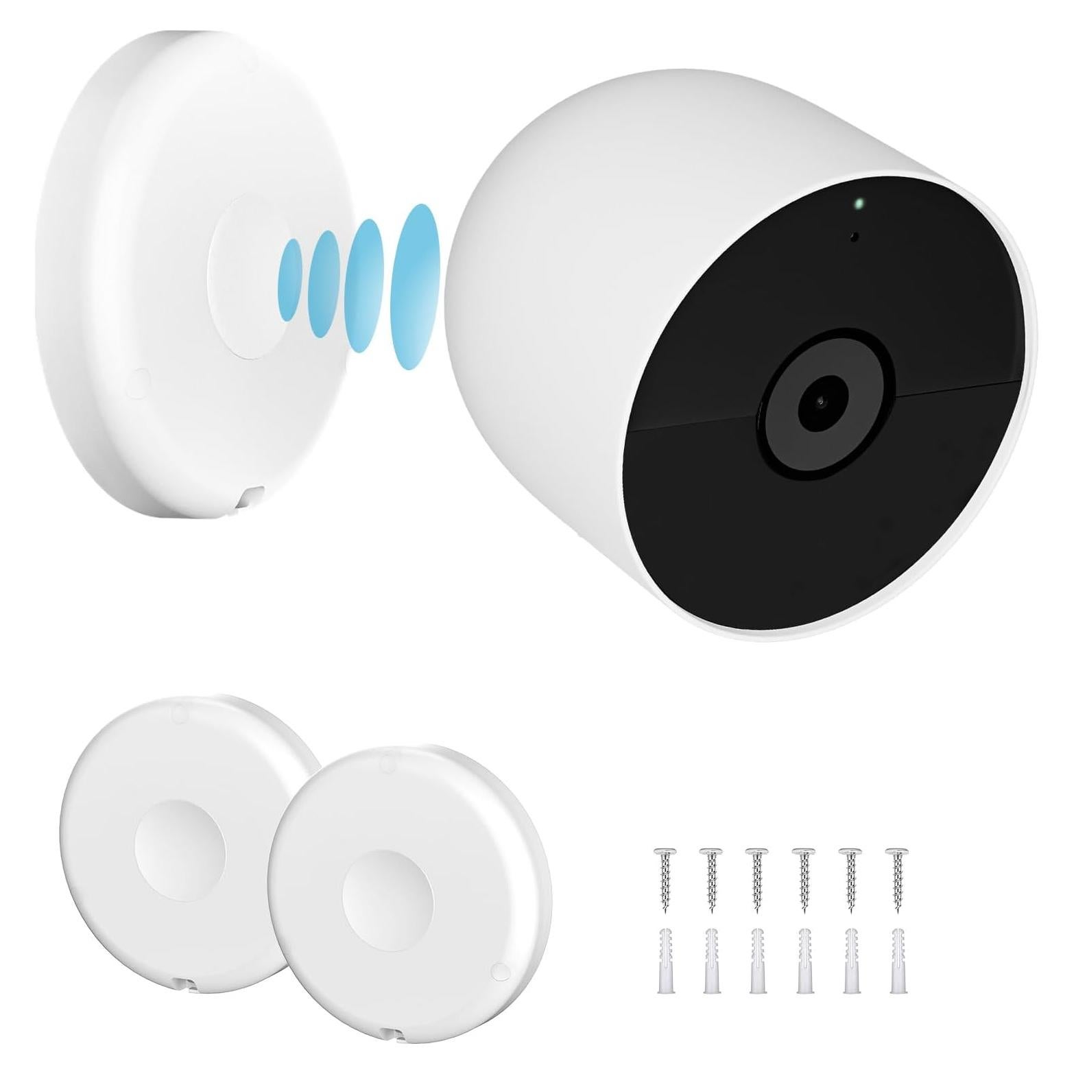 Soportes Magnéticos UYODM para Cámara Google Nest - 2 Piezas