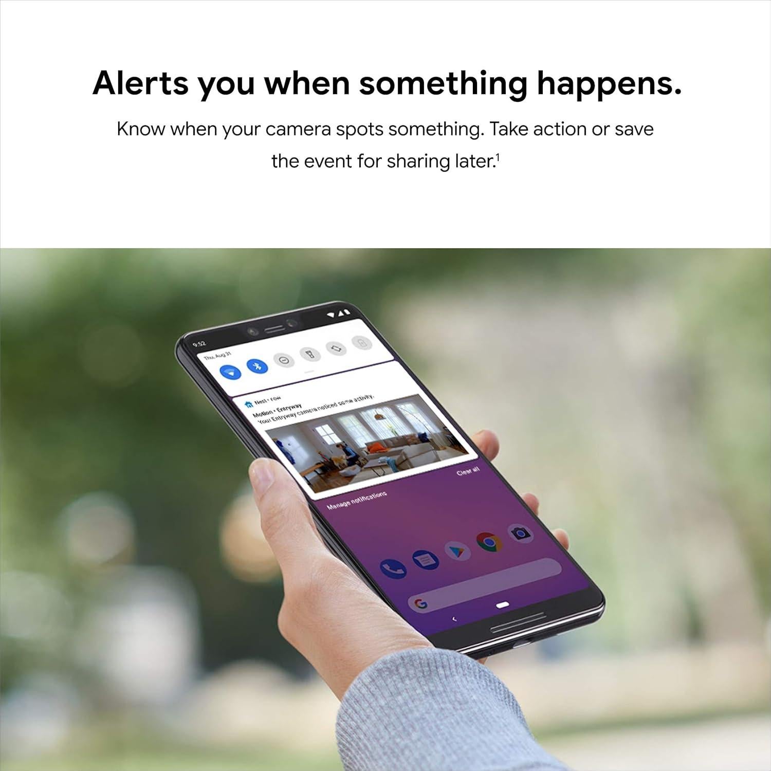 Cámara Google Nest Cam Interior 1ra Gen 1080p HD Wi-Fi