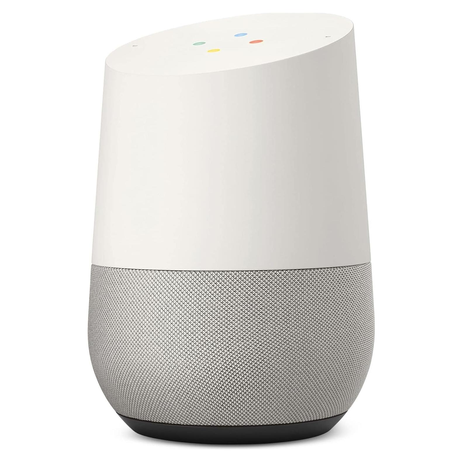 Google Home White Slate One Size Smart Speaker Google Assistant