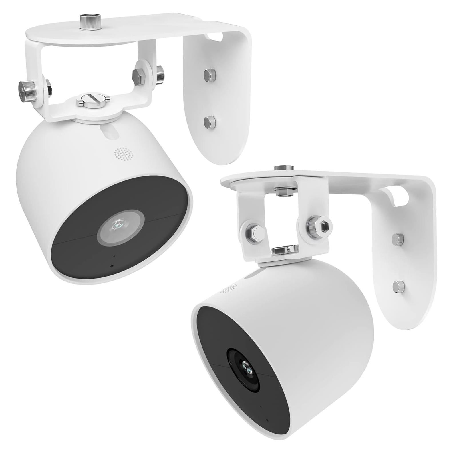 Soporte de Pared Metal Zwolf para Nest Cam Outdoor 2da Gen (2 Pzs)