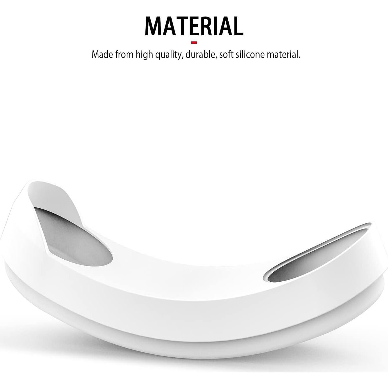 Funda de silicona para timbre Google Nest Hello 2ª gen blanca