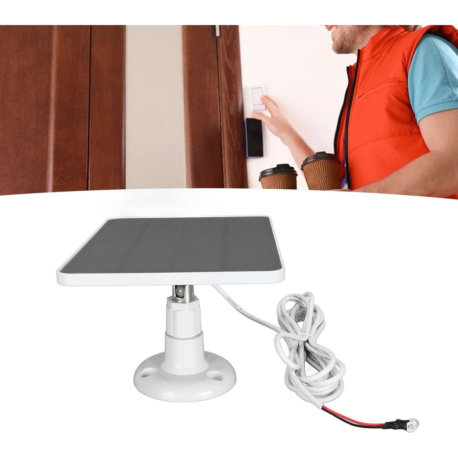 Cargador Solar 10W JTLB para Timbre Google Nest y 2K