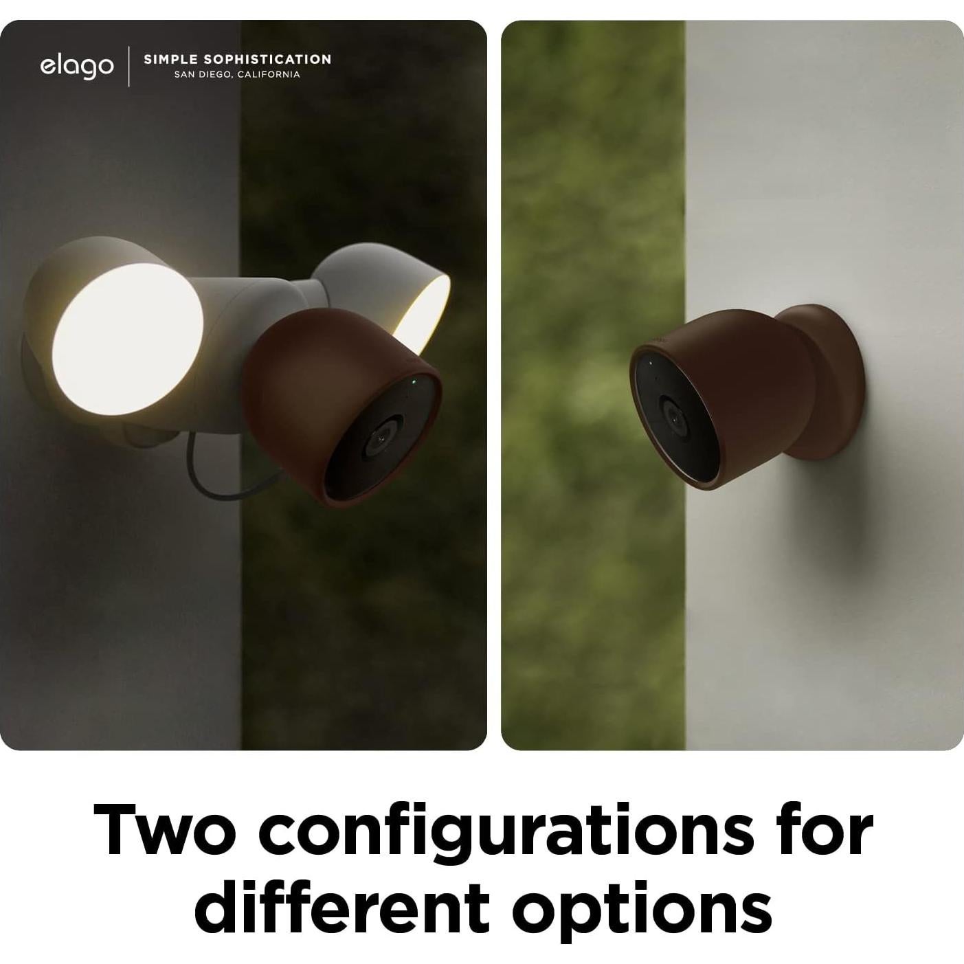 Funda de Silicona elago para Google Nest Cam Batería - Marrón