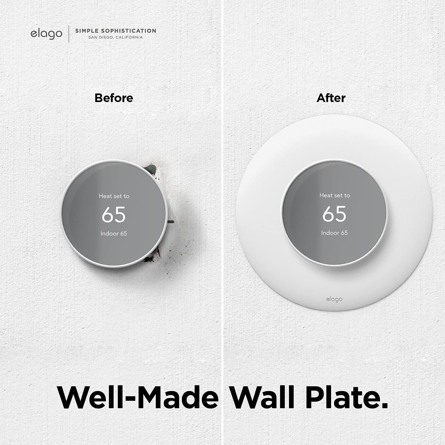 Cubierta de Placa de Pared elago Wall Plate Plus 2 Blanca
