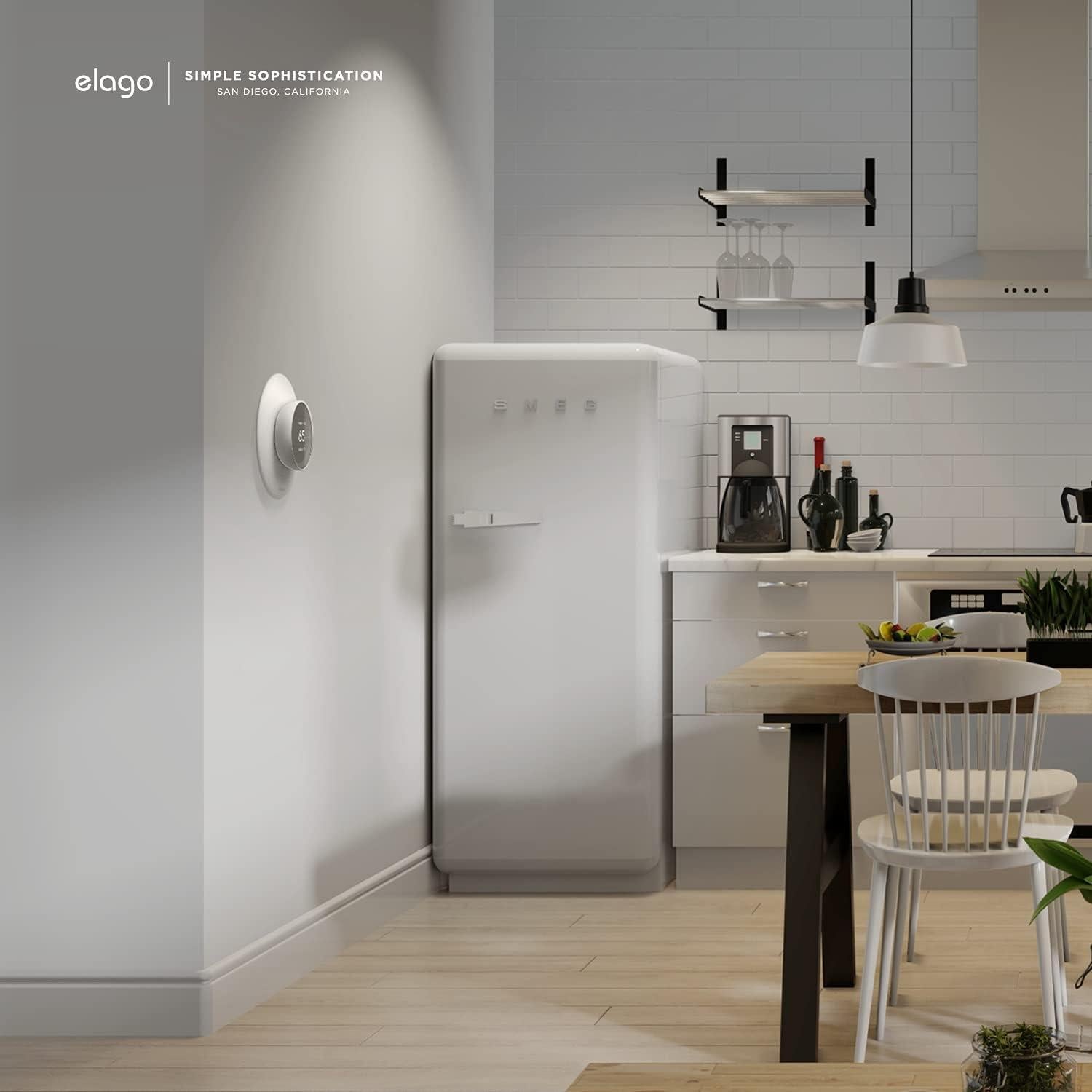 Cubierta de Placa de Pared elago Wall Plate Plus 2 Blanca