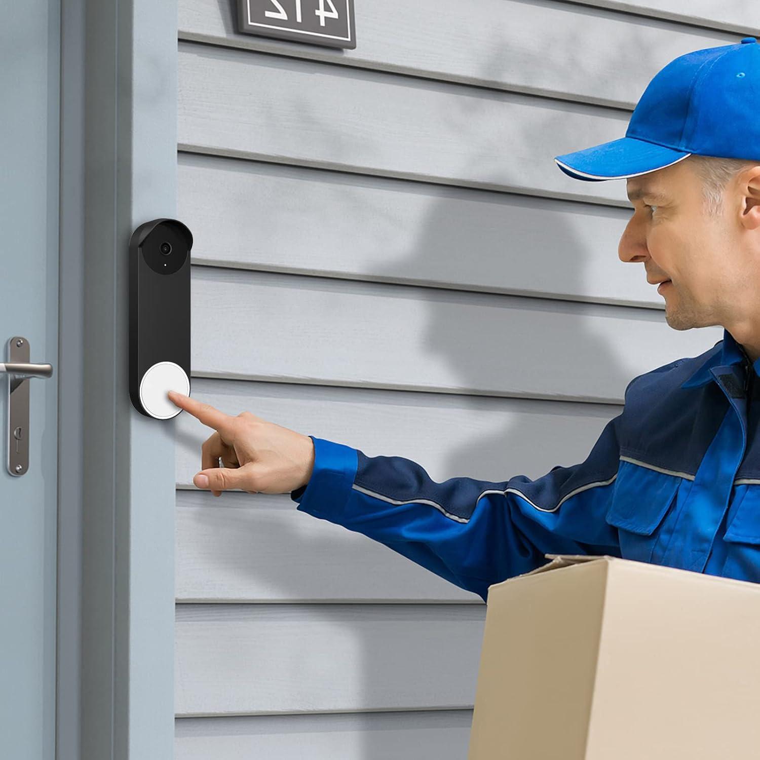 Funda de Silicona para Timbre Google Nest Hello 2021 - Negro