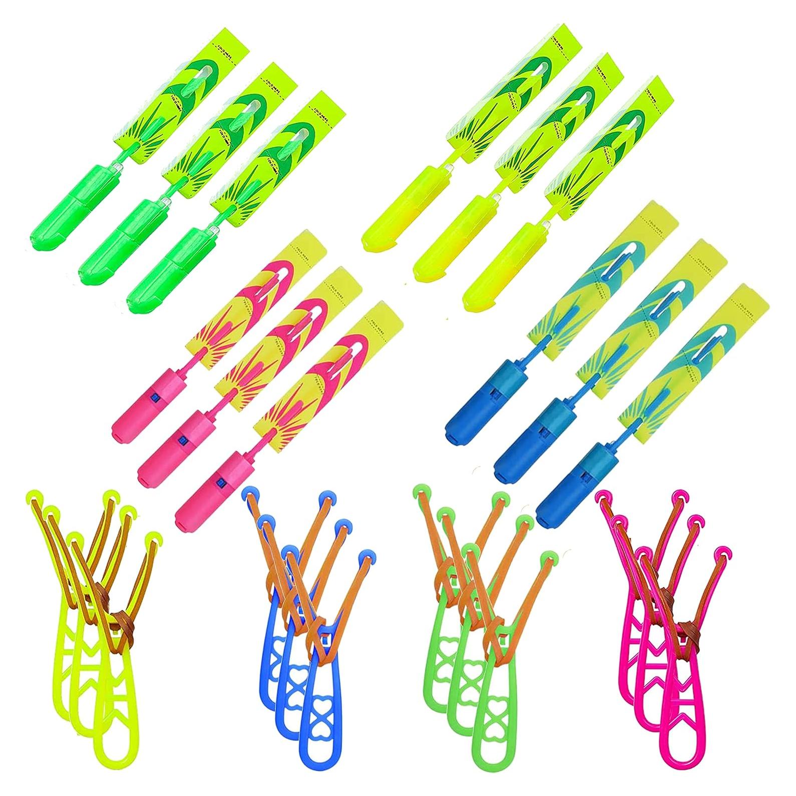 Juguetes Voladores LED TOYARA - 12 PCS para Niños 8-12 Años