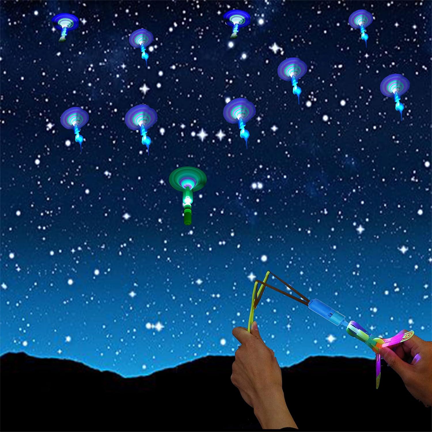 Juguetes Voladores LED TOYARA - 12 PCS para Niños 8-12 Años