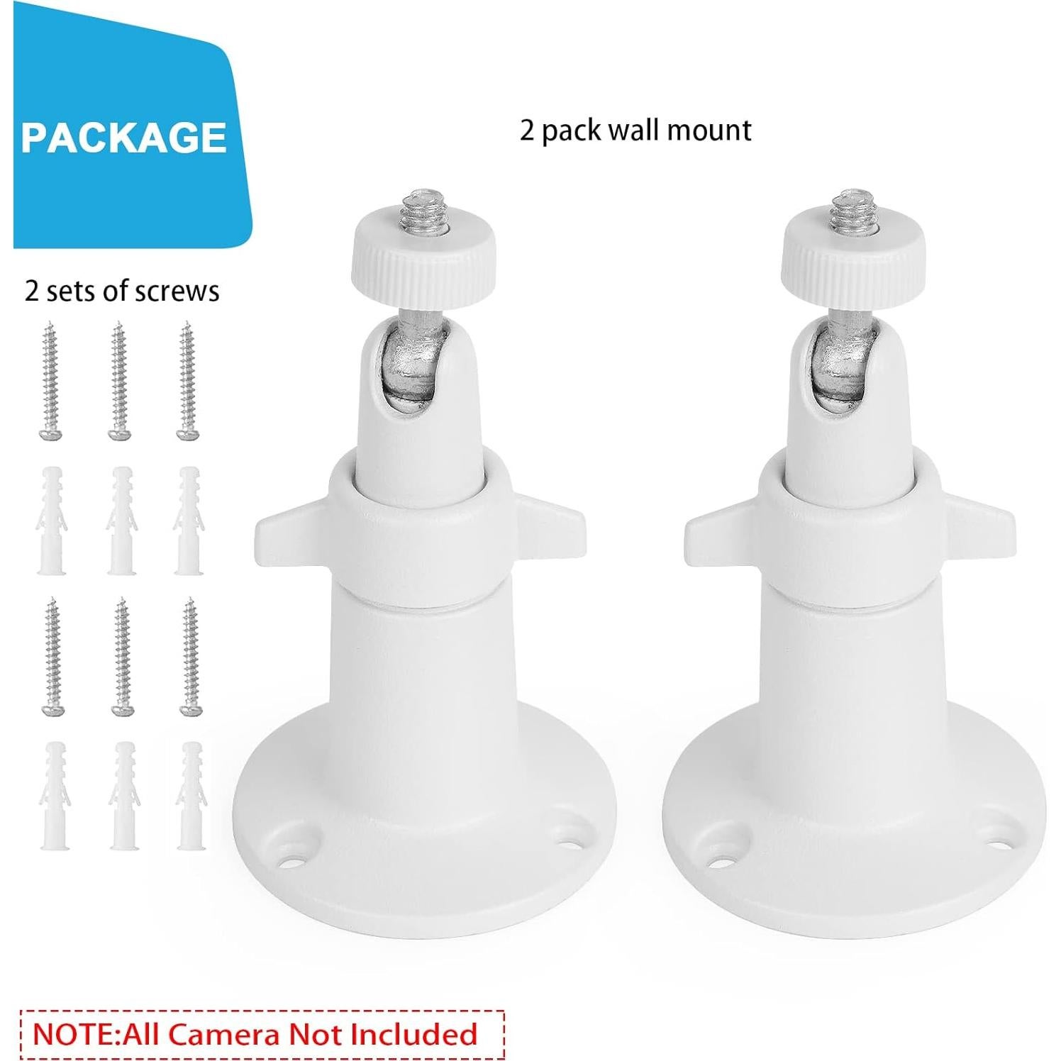 Soporte de Montaje en Pared UYODM 2 Pack para Nest Cam