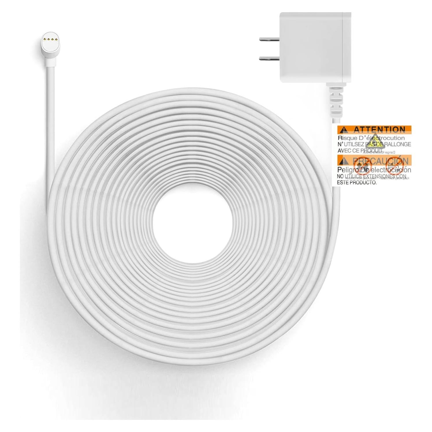 Cable de carga 10 m iMahDirect para Google Nest Cam