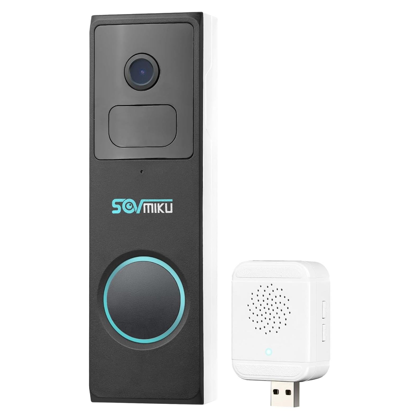 Timbre de Video Inalámbrico Sovmiku D2A 2K IP65