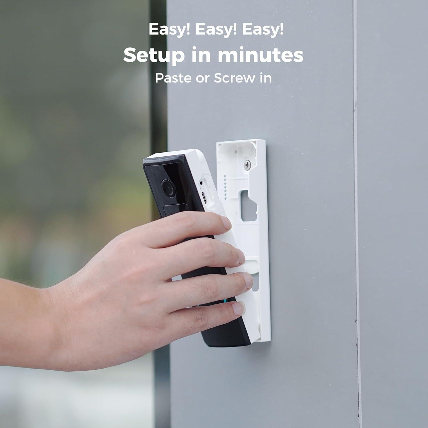 Timbre de Video Inalámbrico Sovmiku D2A 2K IP65