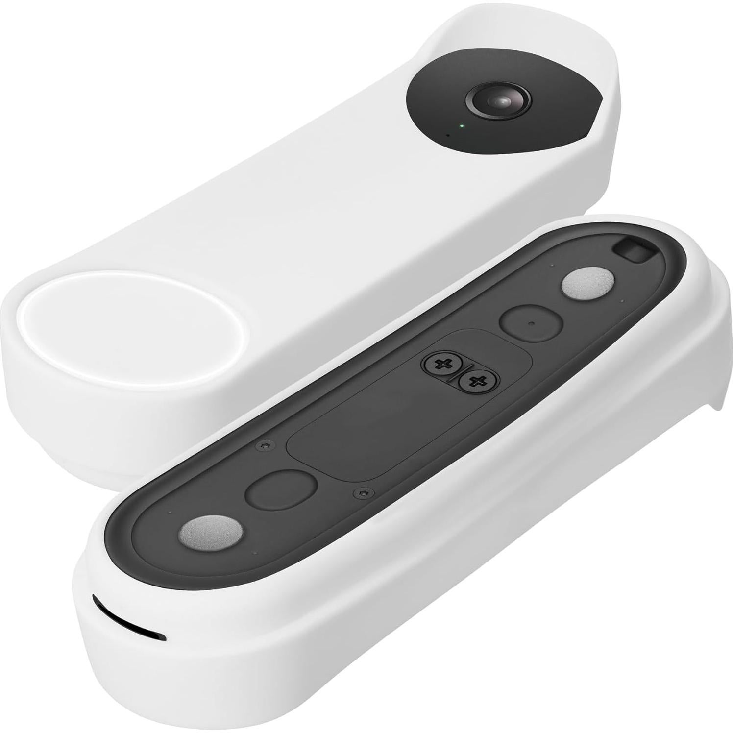 Funda de Silicona kwmobile para Google Nest Doorbell Blanca