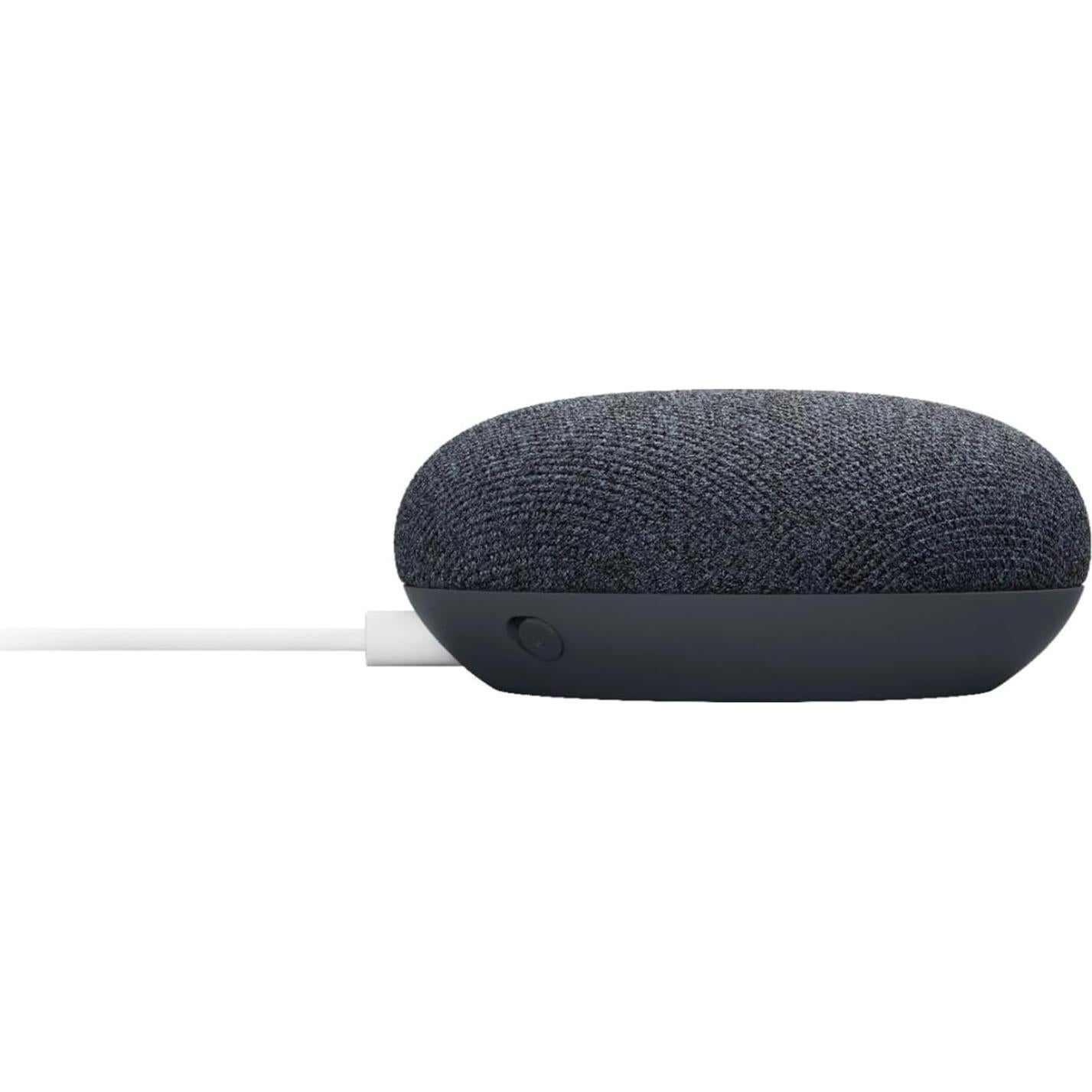 Google Nest Mini 2nd Gen Smart Speaker – Latin American Version with Spanish Packaging – US Compatible – Auto-Adjusts Language to User's Locale, Charcoal