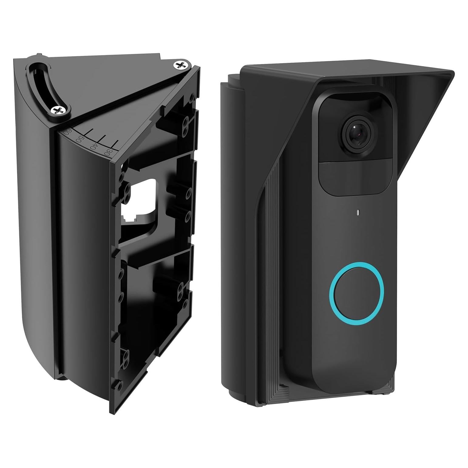 Soporte Ajustable para Timbre Blink y Nest - Negro