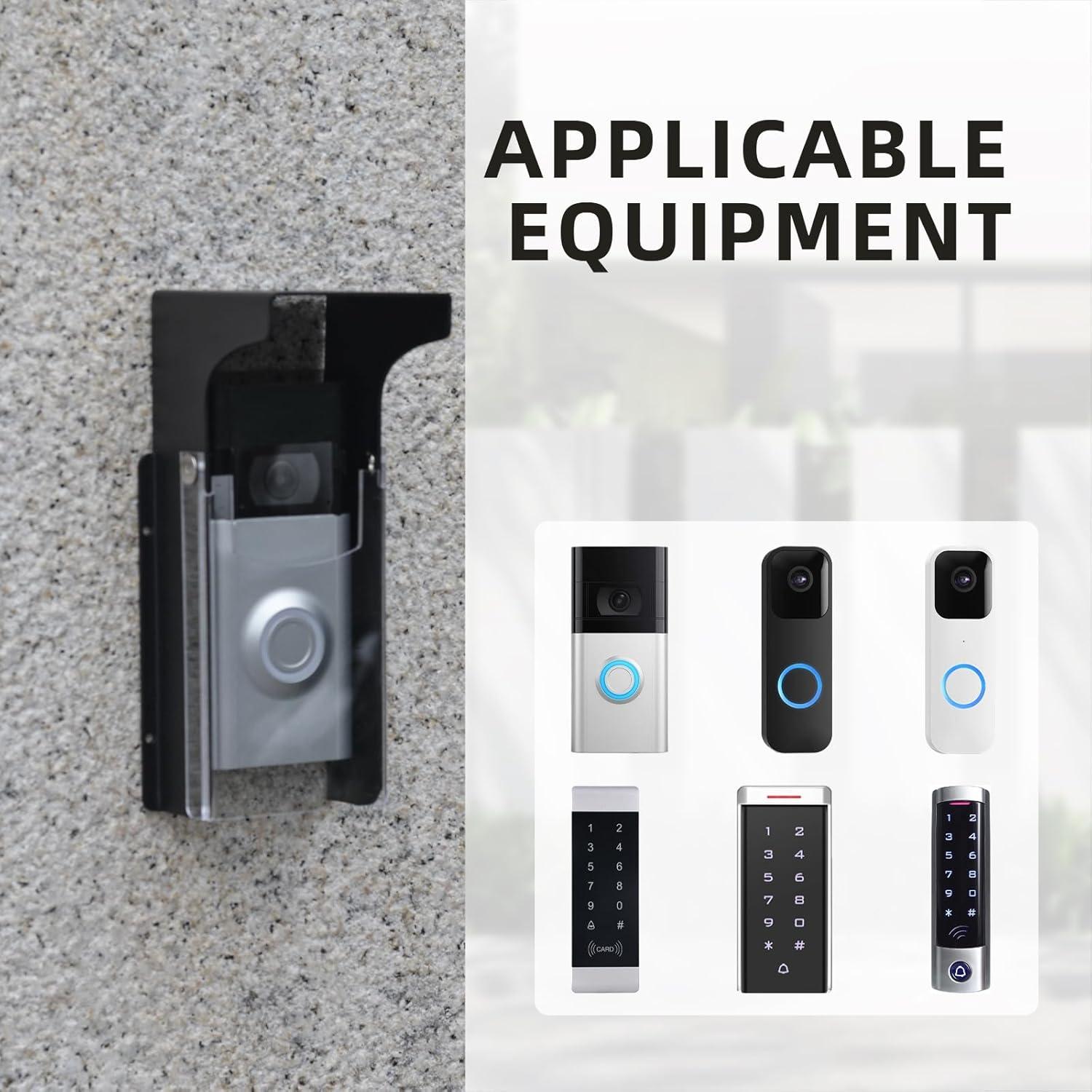 Cubierta de Lluvia RIAN COVER para Timbre Negro - Impermeable