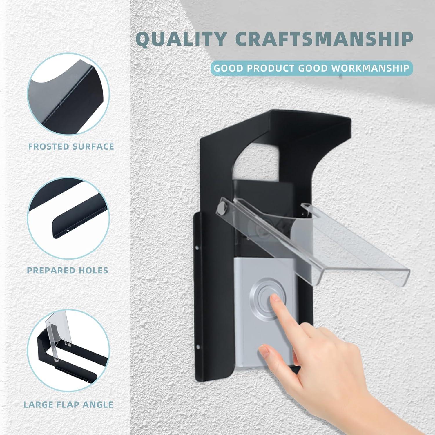 Cubierta de Lluvia RIAN COVER para Timbre Negro - Impermeable