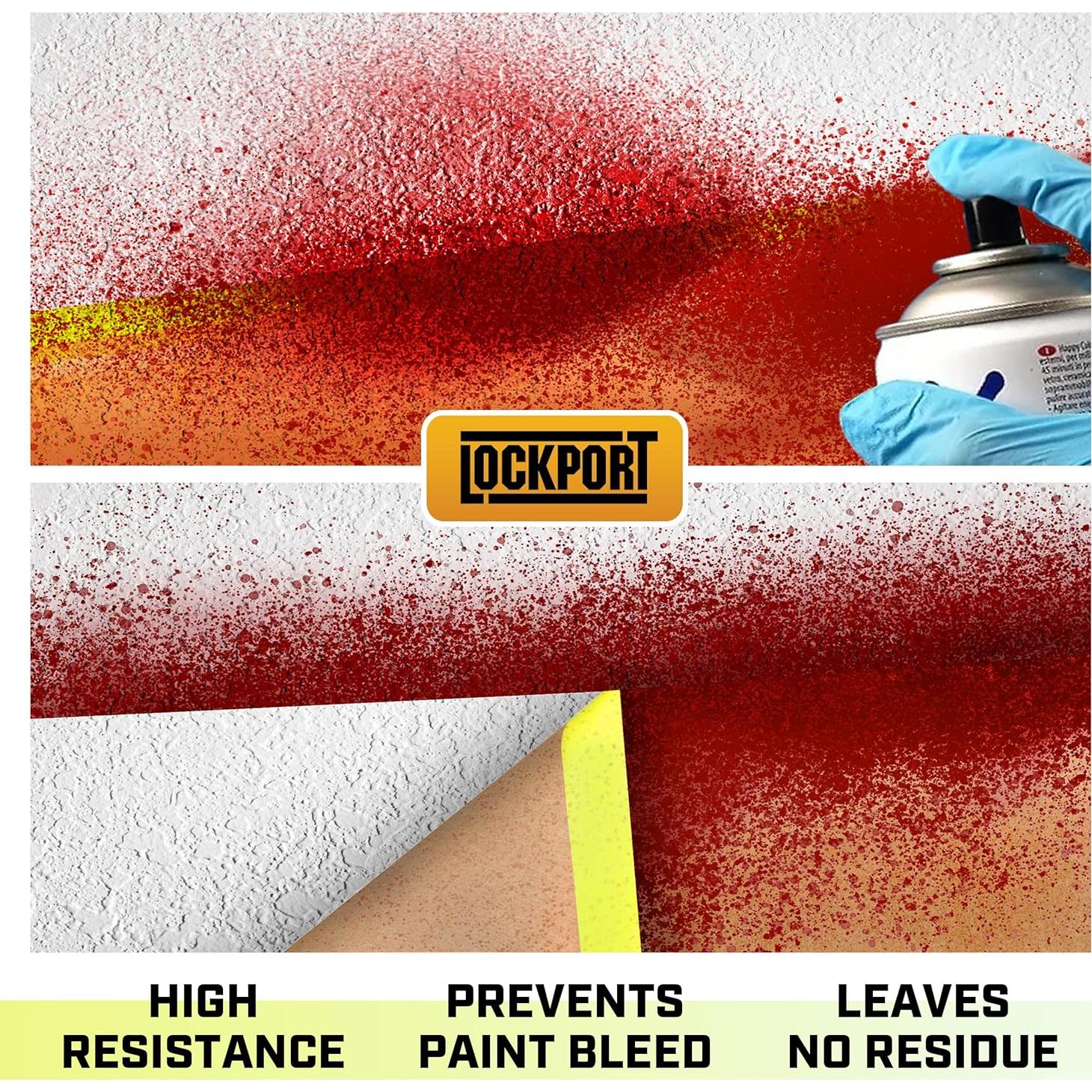 Cinta de Pintura Pre-Cinta Lockport 45,72 cm x 15,24 m - 4 Paquetes