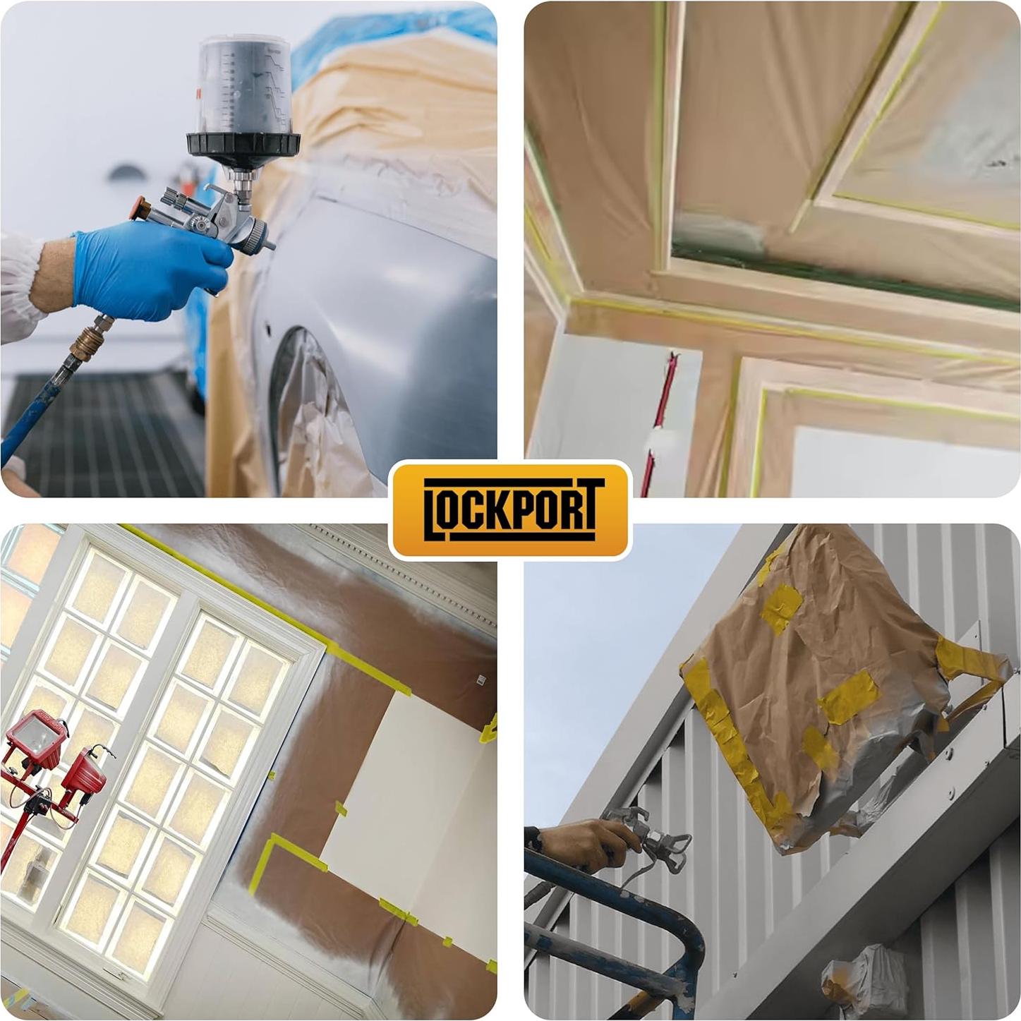 Cinta de Pintura Pre-Cinta Lockport 45,72 cm x 15,24 m - 4 Paquetes