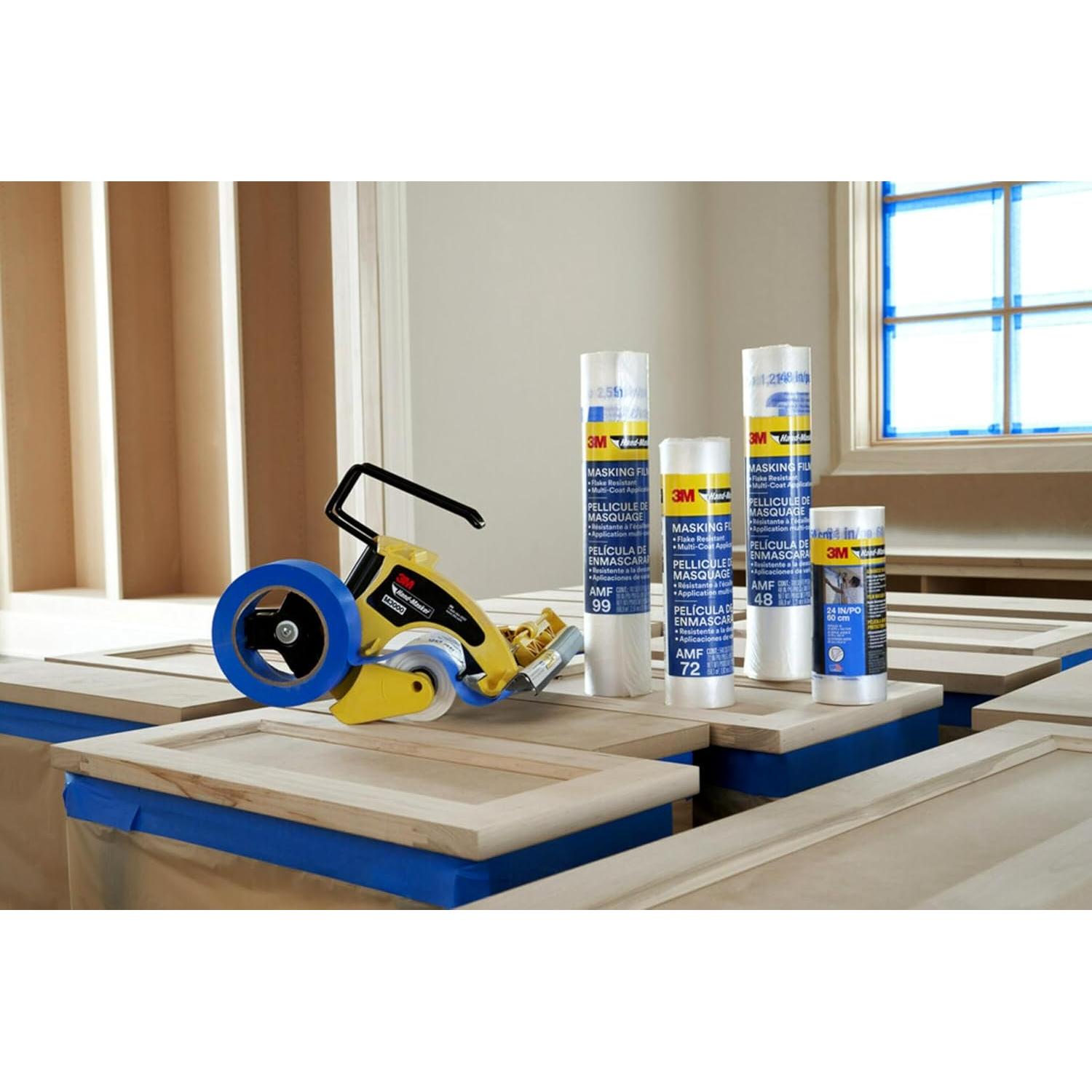 Película Enmascarar 3M AMF72, 8 Rollos, 1.83m x 27.43m
