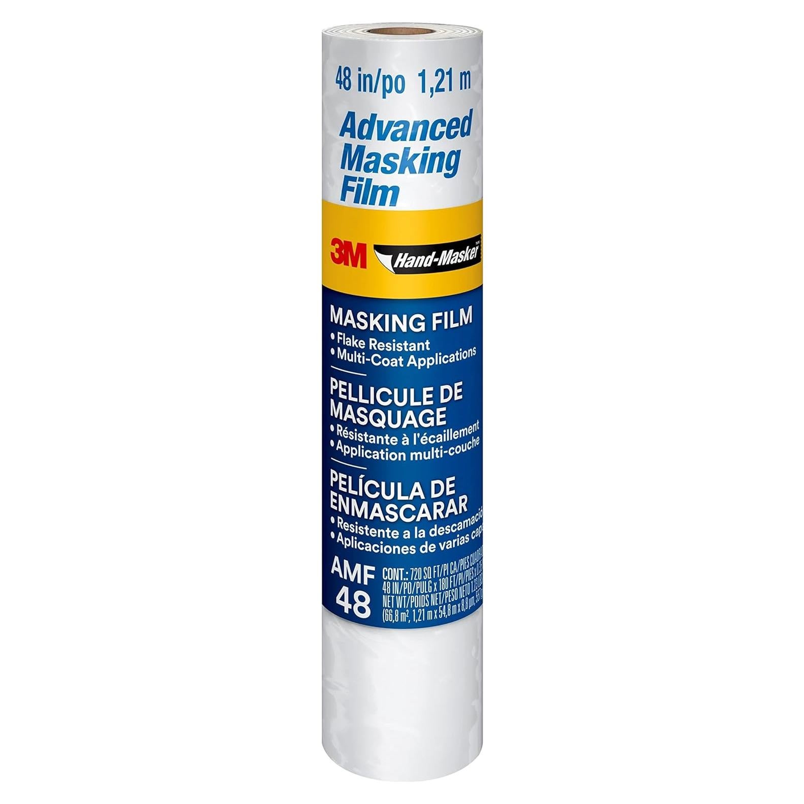 Película de Enmascarar 3M Hand Masker 121.92 cm x 54.86 m, 8 Rollos