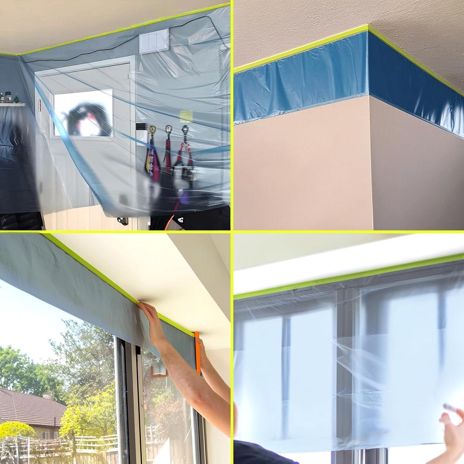 Película de enmascarar pre-adhesiva Tangibay 1 rollo 66m