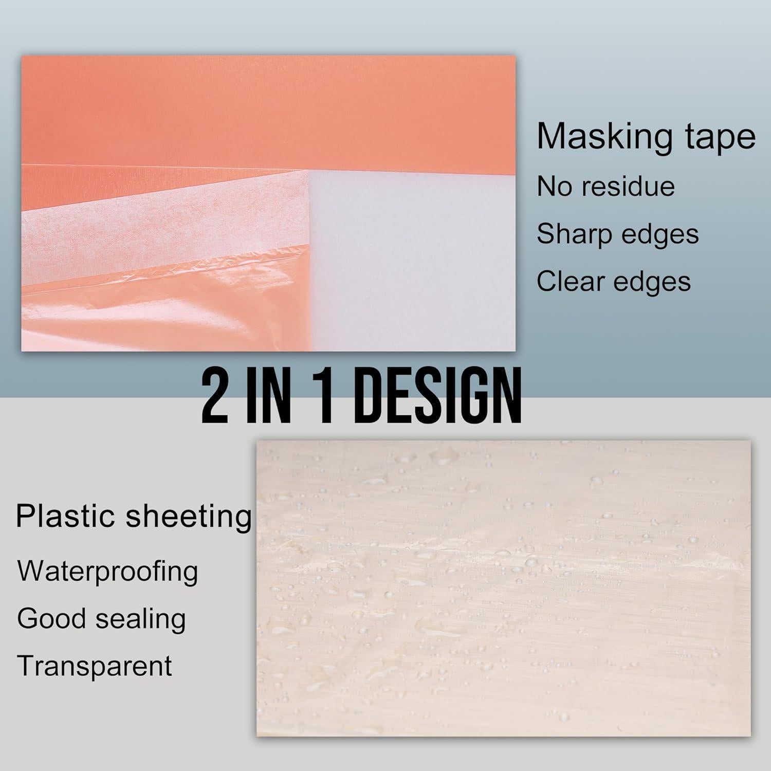 Película de Enmascarar Lichamp 22" x 30 yardas - 3 Rollos