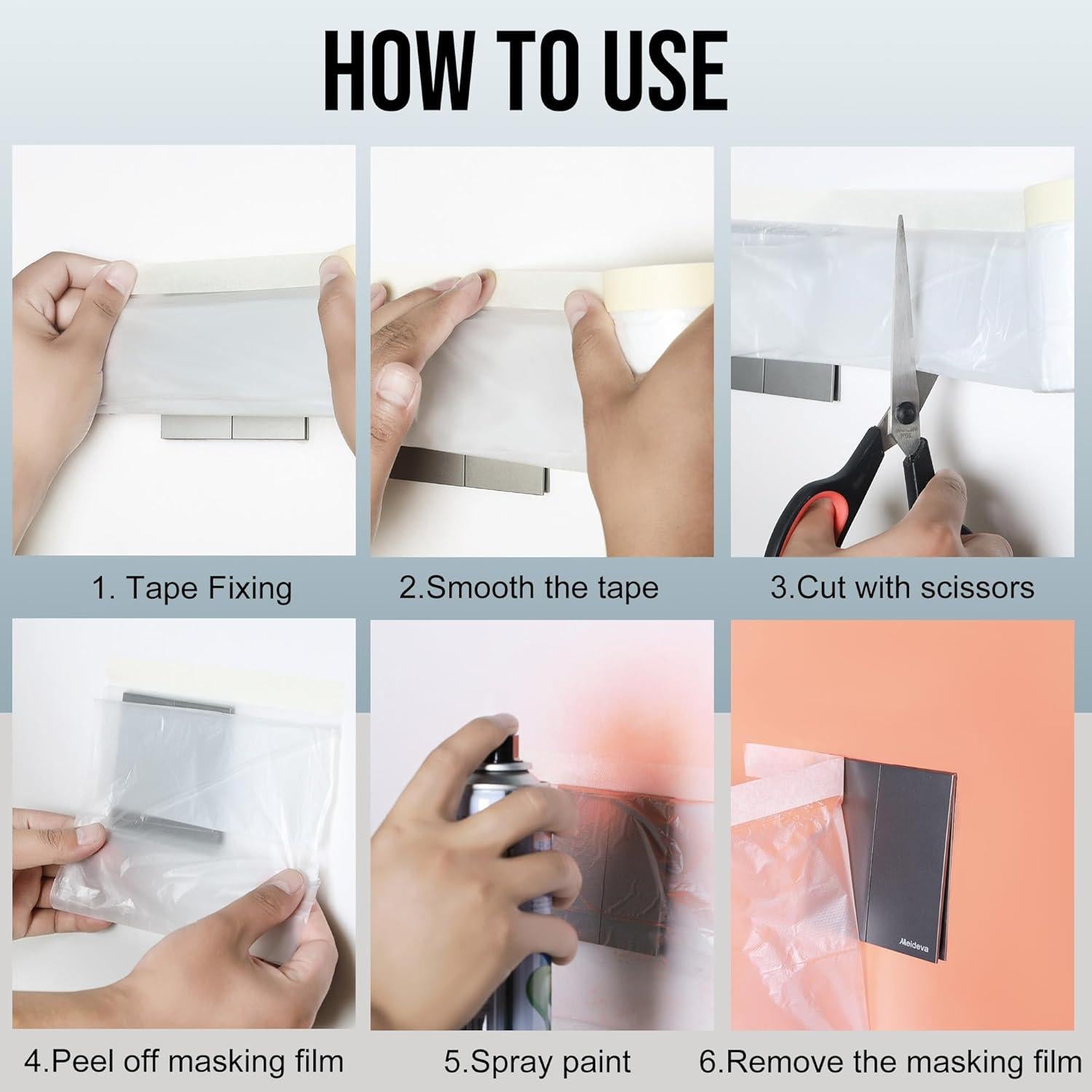 Película de Enmascarar Lichamp 22" x 30 yardas - 3 Rollos