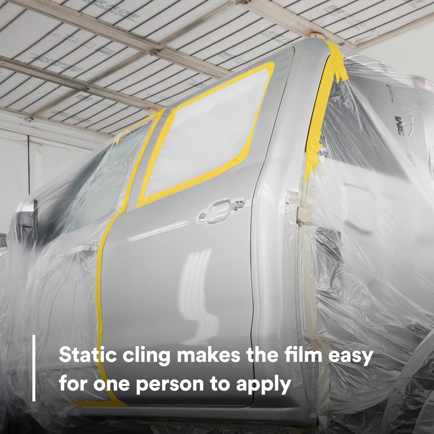 Cubierta Plástica 3M Cinta Enmascarar Amarilla 388N 16x106m