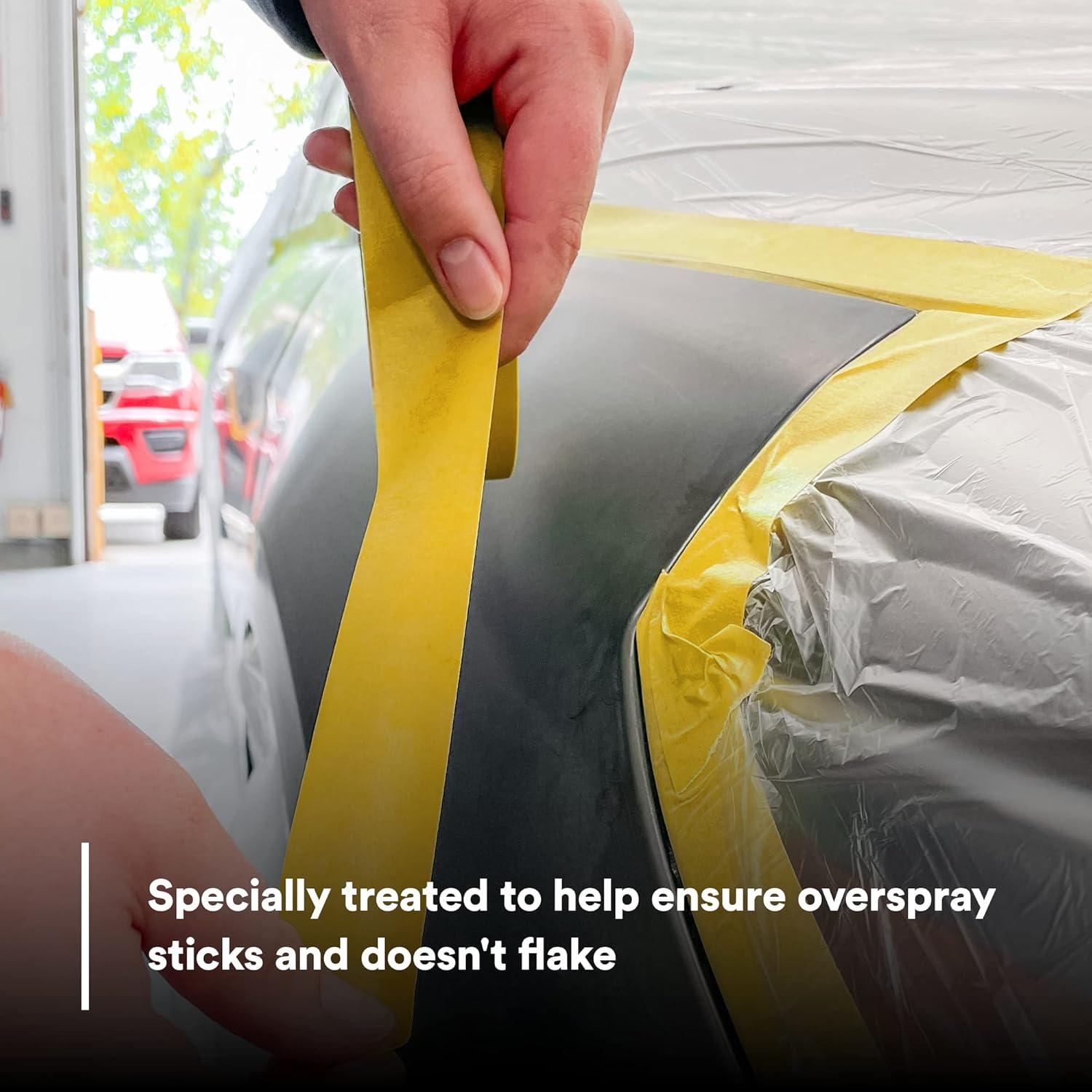 Cubierta Plástica 3M Cinta Enmascarar Amarilla 388N 16x106m