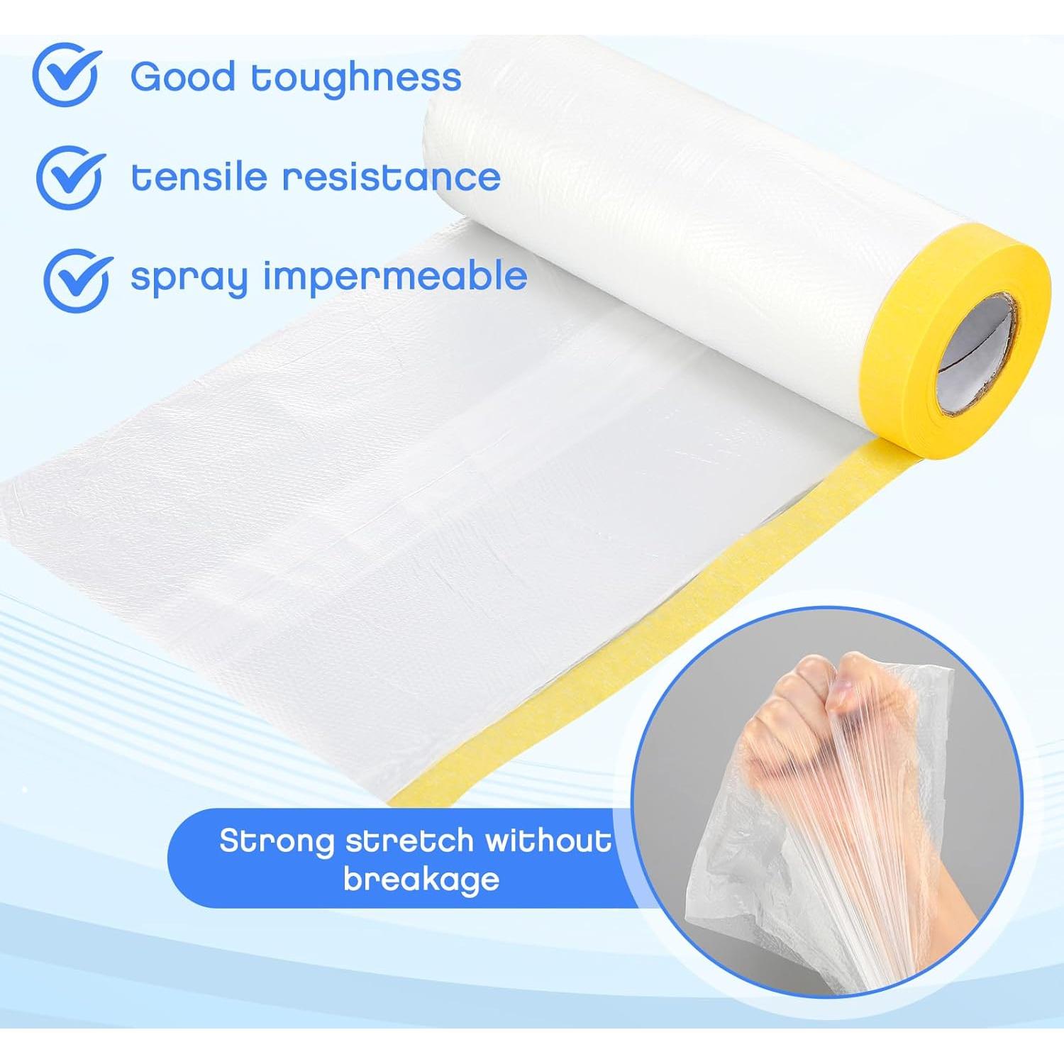 Cinta de Enmascarar Seajan 9 Rollos 1,52 m x 19,81 m Blanca