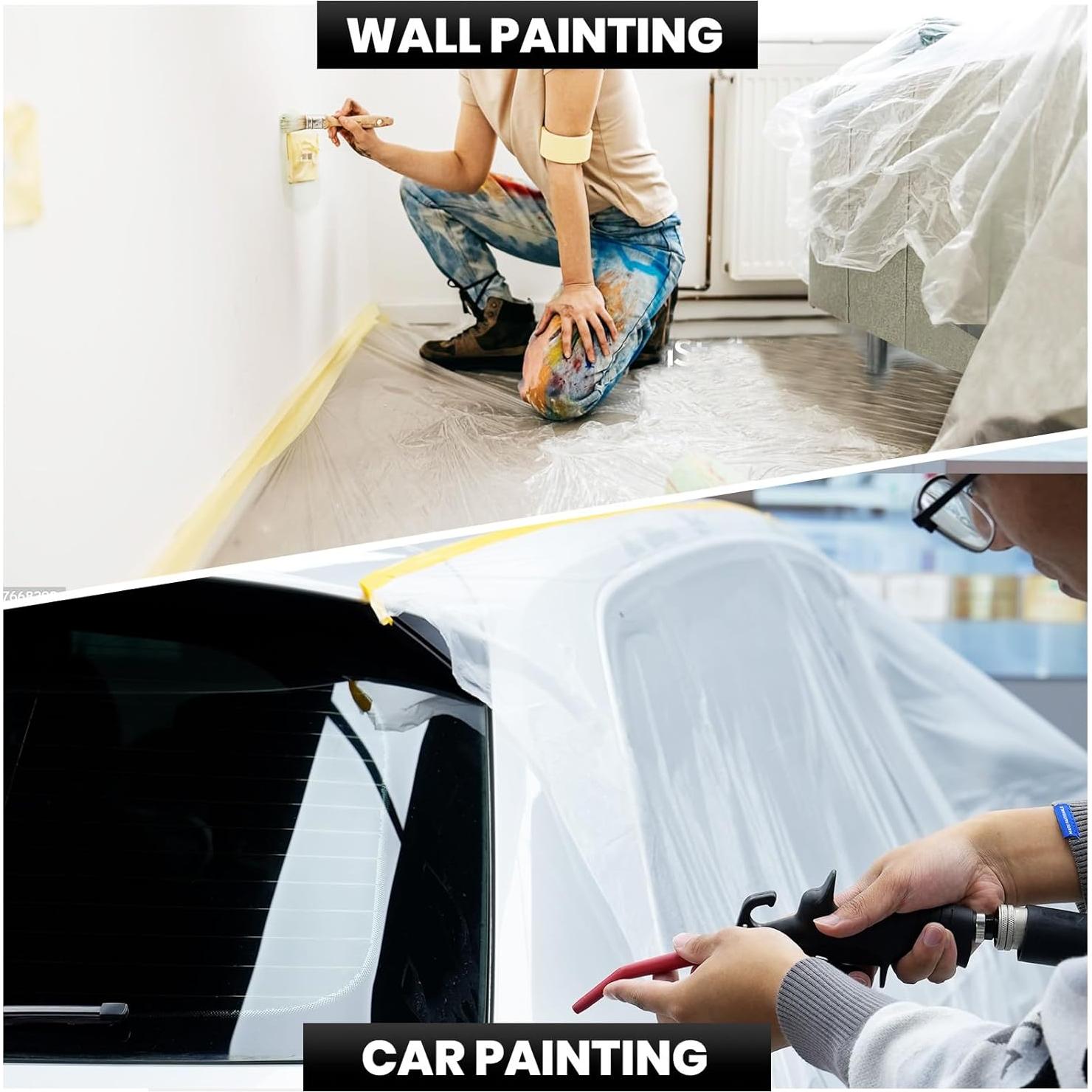 Cinta de Enmascarar ADHES 22cm x 30m - 3 Rollos Sin Residuo