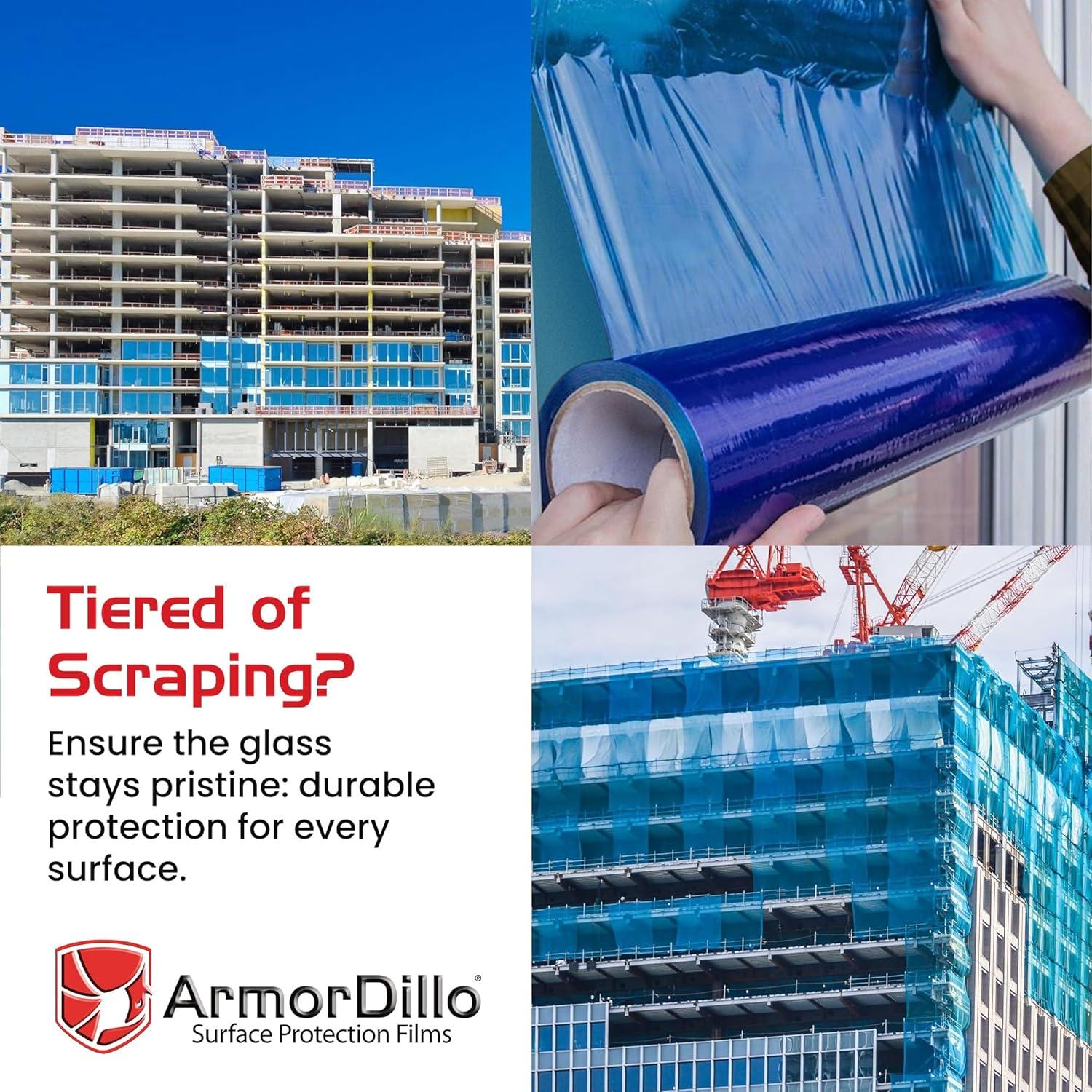 Film Protector de Ventana ArmorDillo Azul 30,48x60,96m UV 45días