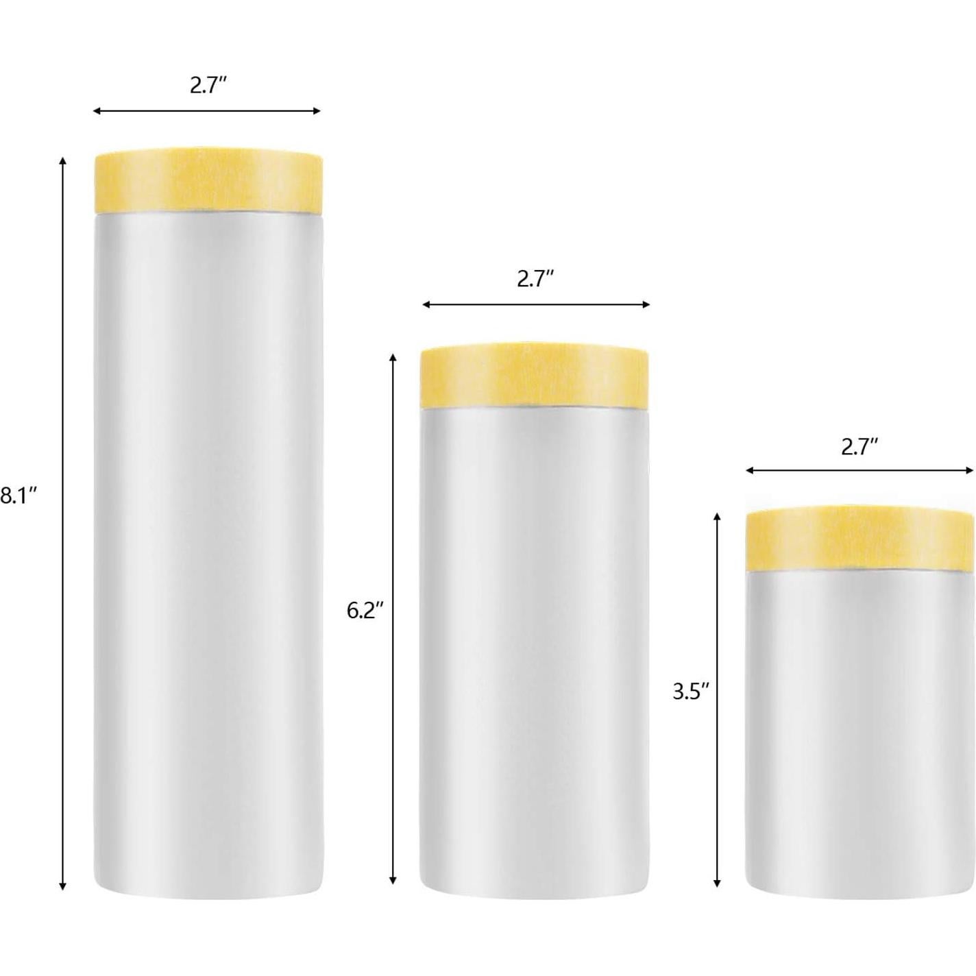 Cinta y Película de Enmascarar Hedume 6 Piezas 120m